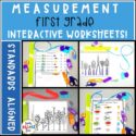 Measurement Activities for First Grade Hands On With Worksheets - Sum