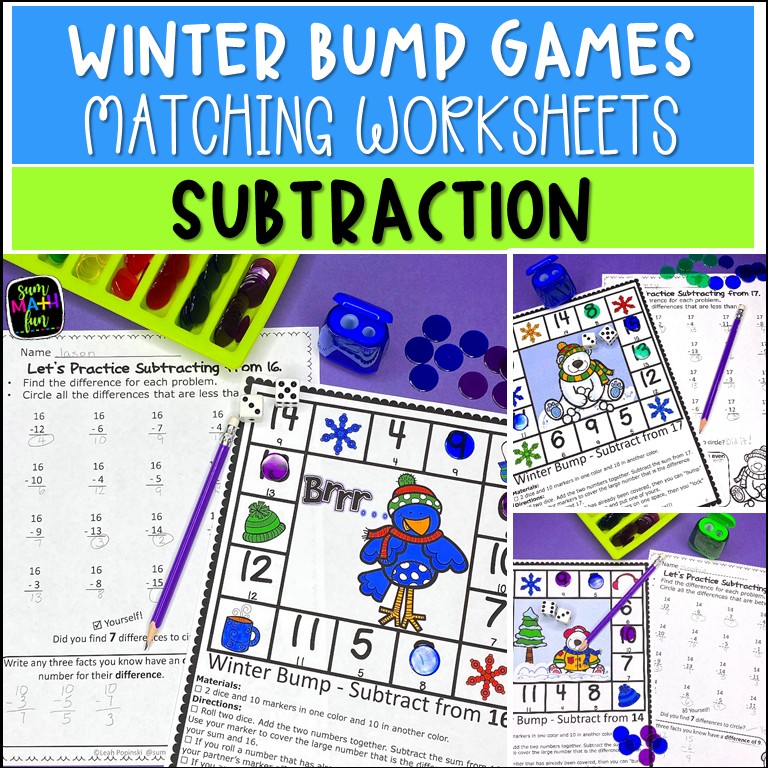 subtraction-bump-games-subtraction-worksheets