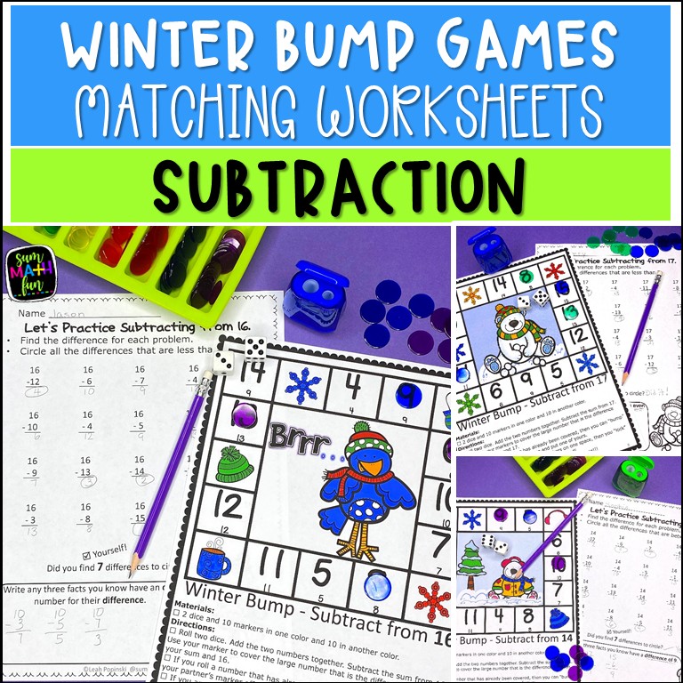 subtraction-bump-games-subtraction-worksheets
