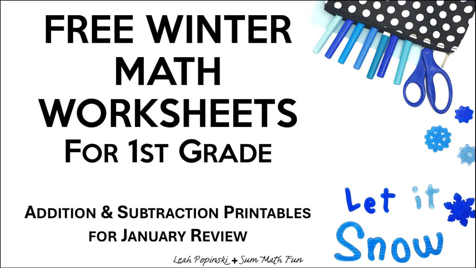 Winter Math Activities for Grades 1–4 | Easy, Low-Prep Ideas