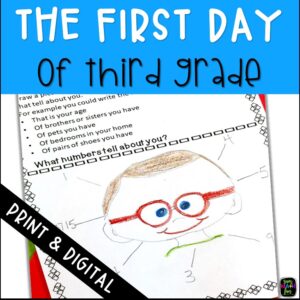 third-grade-back-to-school #thirdgrade #backtoschool #math packet