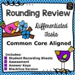 spring-rounding-review-3rd-grade #3rdgrademath #roundingcenters #springactivities