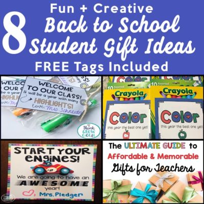 8 Creative, Easy, Fast Back to School Student Gifts