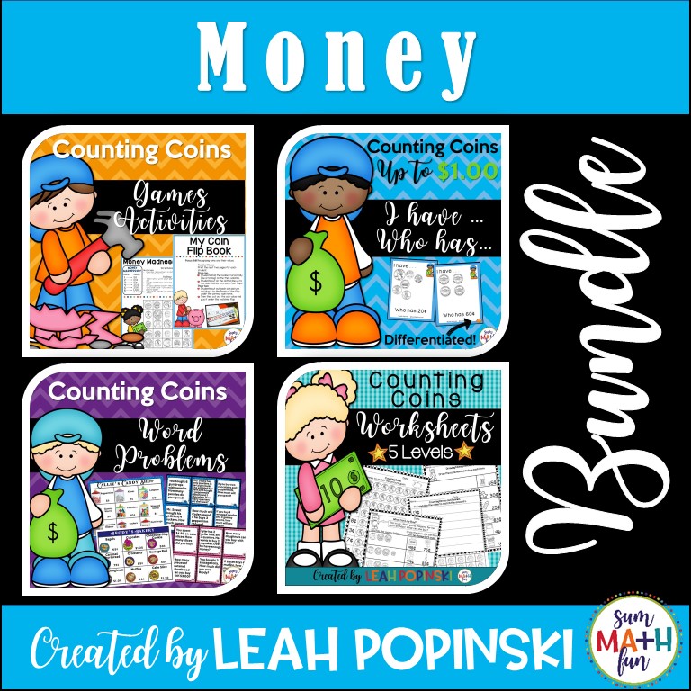 Piggy Bank Coin Recognition Sorting Activity (Teacher-Made)