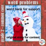 Winter Word Problems 2nd Grade Photo Cover