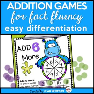 addition-games-halloween-monsters-first-fact-fluency #additiongames #halloweenmathgames #firstgrade