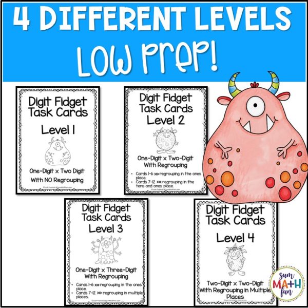 multiplication-task-cards-3rd-4th-fact-fluency-rigorous #multiplication #multiplicationactivities #3rd #4th