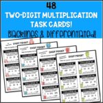 multiplication-task-cards-3rd-4th-fact-fluency-rigorous #multiplication #multiplicationactivities #3rd #4th