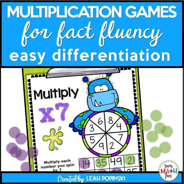 multiplication-games-halloween-monsters-3rd-fact-fluency #multiplicaitiongames #halloweenmathgames #3rdgrade