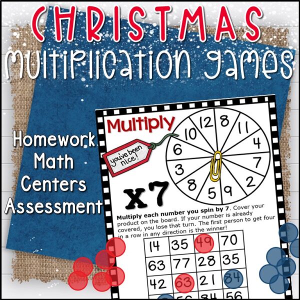 christmas-multiplication-facts #christmas #multiplication #facts