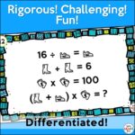 early-finishers-gifted-math-challenges-algebra-computation #earlyfinishers #giftedmath #mathchallenges