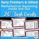 early-finishers-task-cards-problem-solving-4th-math-challenges #earlyfinishers #taskcards #mathchallenges