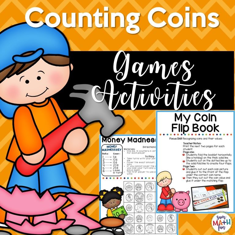 Money – Counting Coins – Games – Math Centers