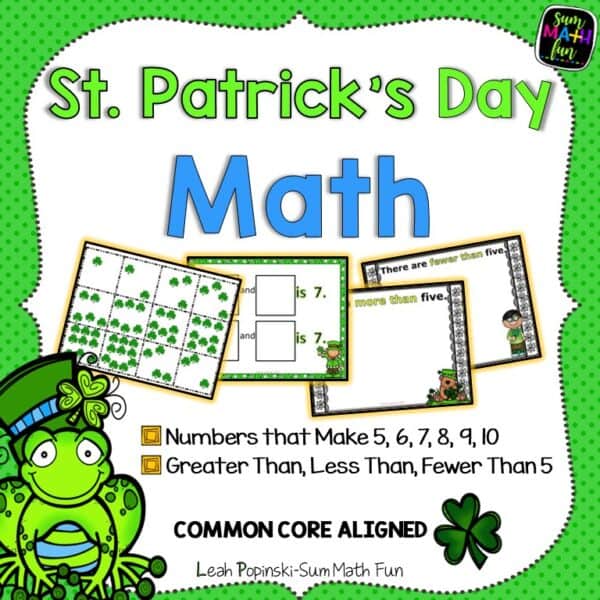 saint-patrick-subitizing-number-sense #saintpatrick #subitizing