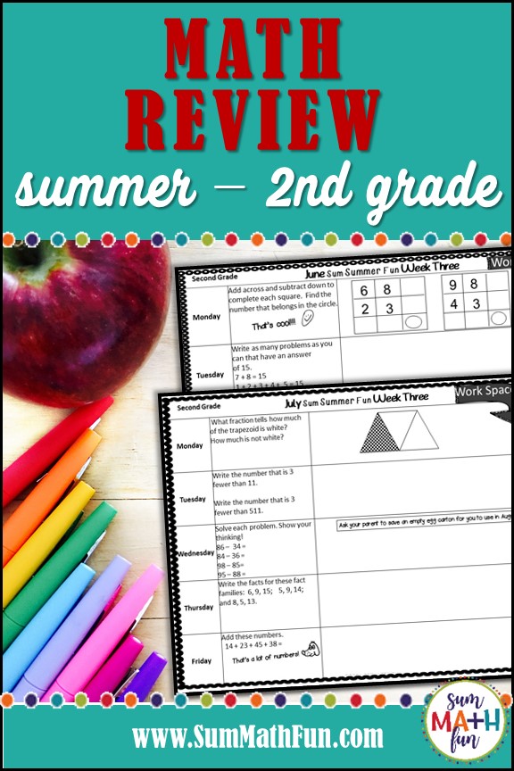 Summer Packet: Math Activities for Second Grade