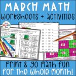 march-math-activities-worksheets #march #math #activities #worksheets