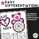 Valentine Addition Facts Games