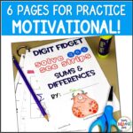 fact-fluency-activities-first-grade-kindergarten-motivational #addition #subtraction #factfluency