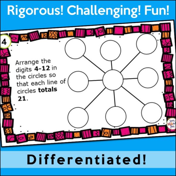 early-finishers-task-cards-problem-solving-4th-math-challenges #earlyfinishers #taskcards #mathchallenges