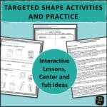 kindergarten-shapes-three-dimensional-hands-on #kindergartenmath#kindergartenshapes