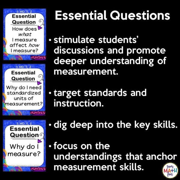 Measurement Third Grade Center Mass Capacity Size third-grade-measurement-activities #thirdgrade #measurementactivities