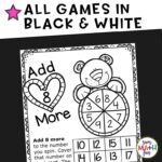 Valentine Addition Facts Games
