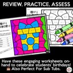 birthday-color-by-number-addition-subtraction #birthday #colorbynumber #addition #subtraction