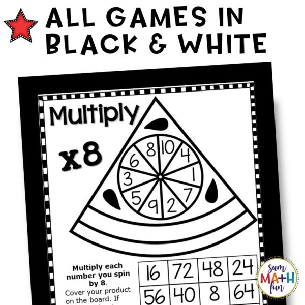 Slide3 summer-multiplication-games #summer #multiplication #games