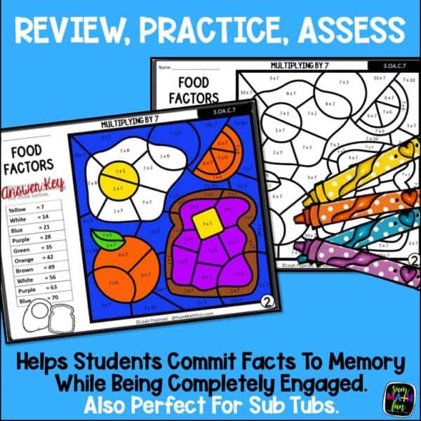 Slide3 multiplication-color-by-number-factor-seven #multiplication #color #by #number #factor #seven