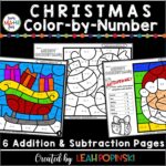 addition-subtraction-color-by-number #addition #subtraction #colorbynumber