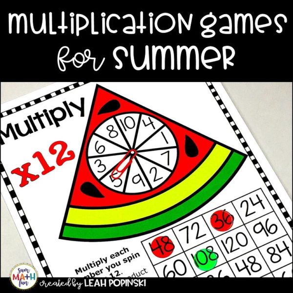 multiplication-games-fact-fluency-3rd-grade #multiplication #multiplicationgames