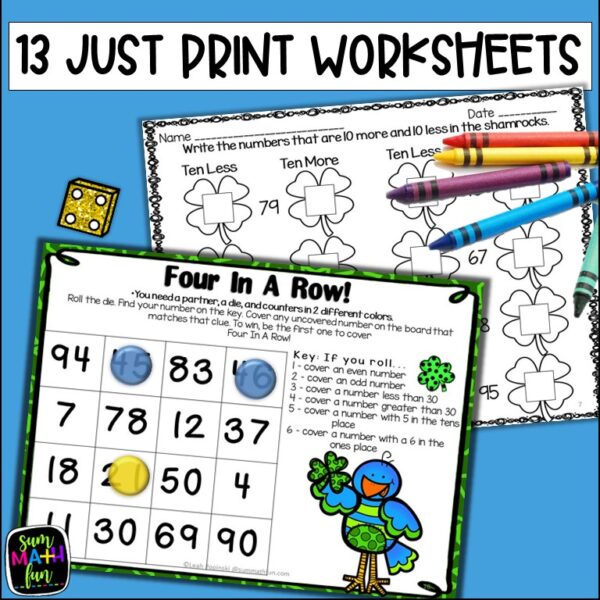 EOY 4th Thumbnail 1 first-grade-saint-patrick-worksheets-fun