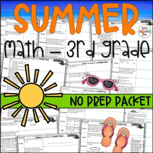 summer-math-packet-third-grade #summer #math #packet #thirdgrade