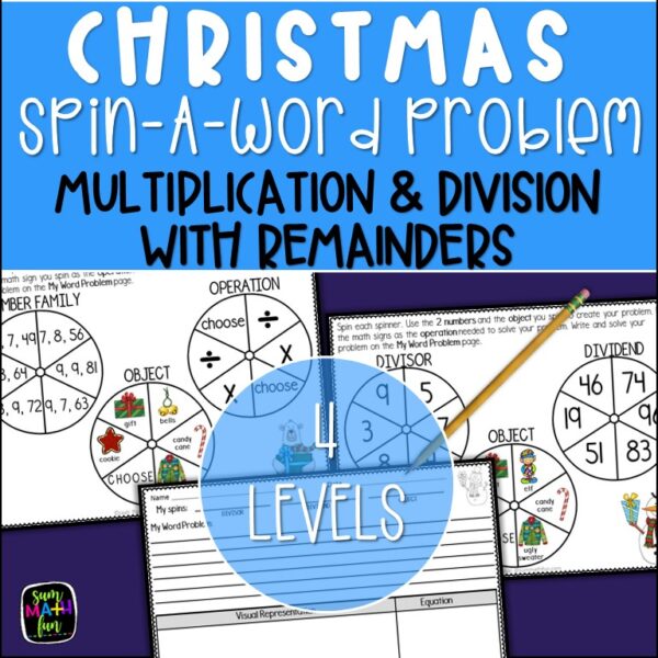 Christmas Spin a Word Problem