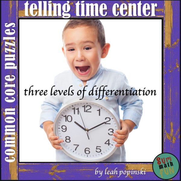 SumMathFun Telling Time Puzzles Photo Cover