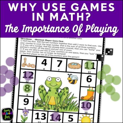 Spring Math Bump Games for Addition Fact Practice