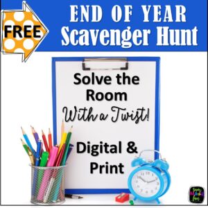 3rd-grade-word-problems-end-of-year math scavenger hunt #3rdgrade #3rdgrademath #endofyear #wordproblems