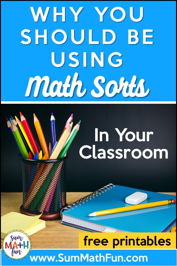 Why You Should Use Math Sorts in Your Classroom