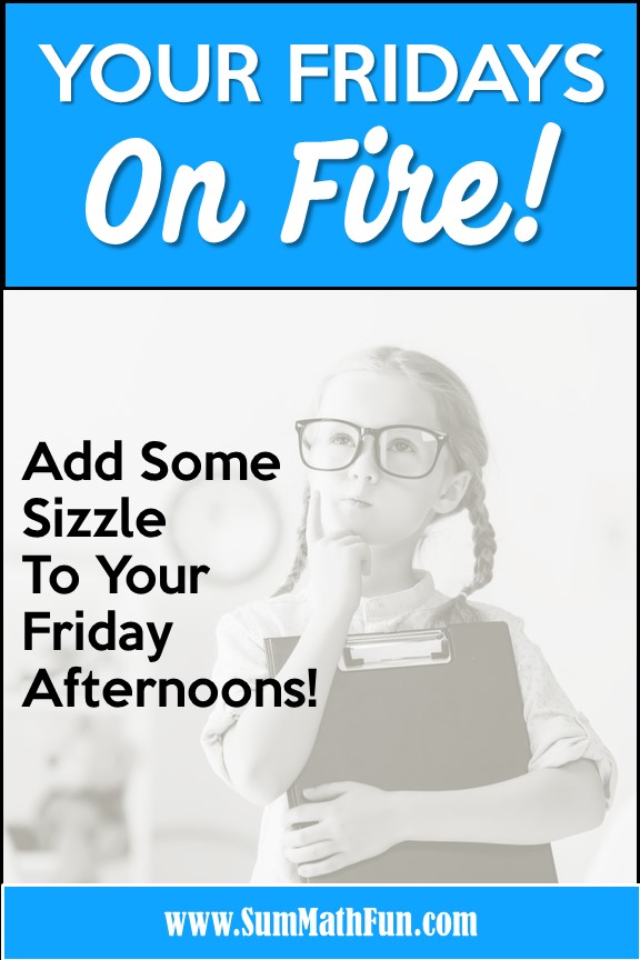 Math Scavenger Hunts - Fun Fridays On Fire!