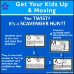 4th-grade-math-scavenger-hunt #4thgrademath #fourthgrademath