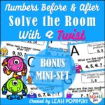 numbers-before-after-kindergarten-first-grade #kindergarten #firstgrade #beforeafter