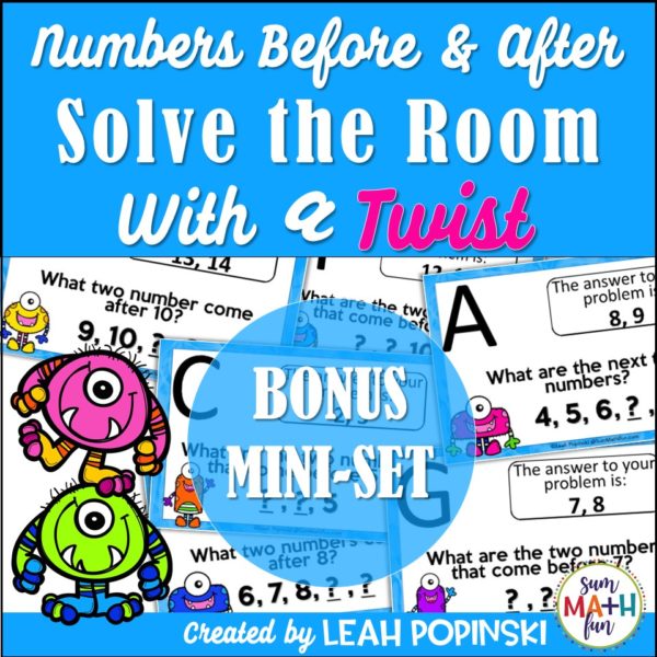 numbers-before-after-kindergarten-first-grade #kindergarten #firstgrade #beforeafter