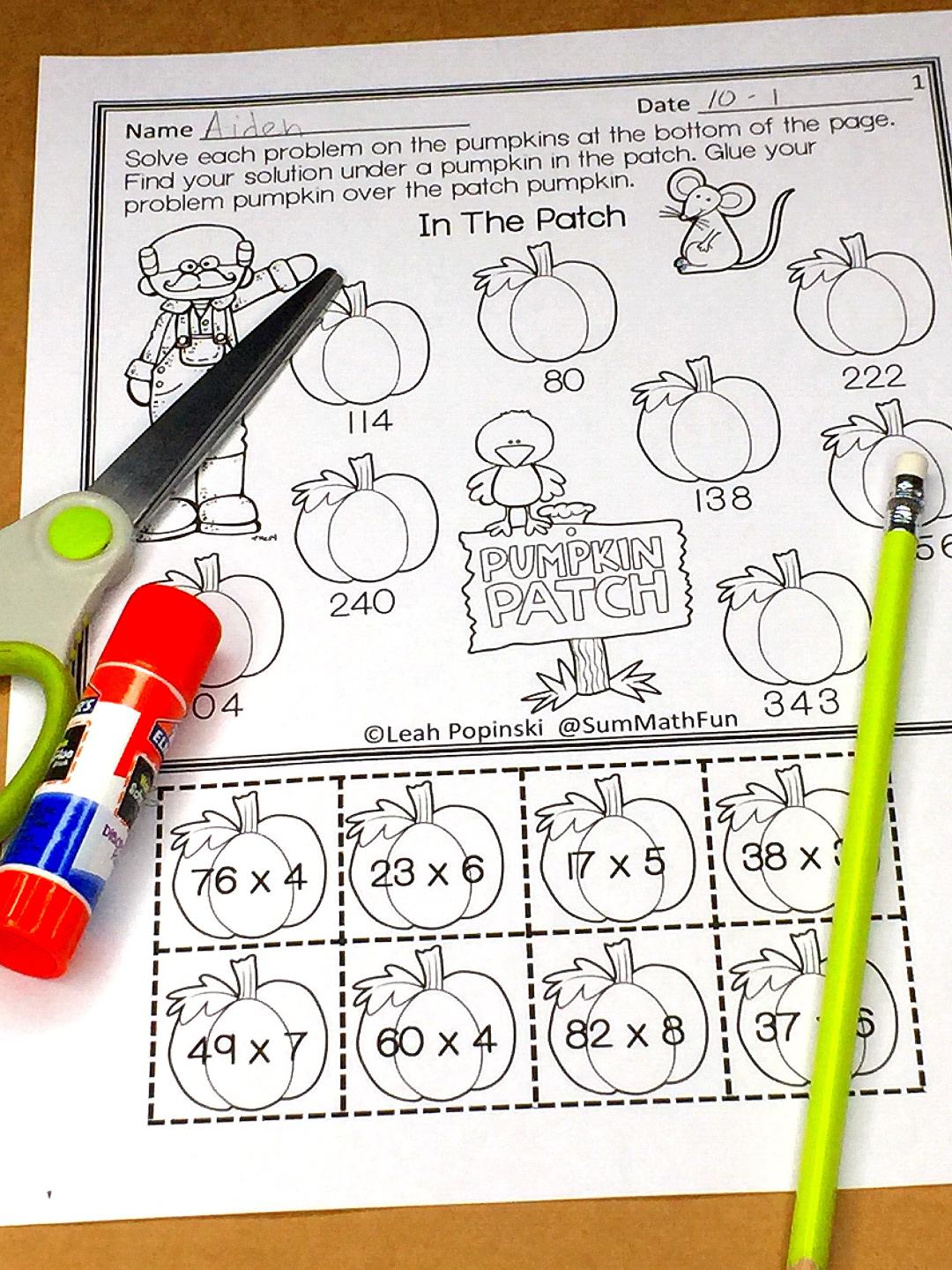 Free Multi-Digit Multiplication Worksheets - Sum Math Fun
