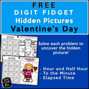 free-Valentines-tellingtime-worksheet #Valentinesworksheets #tellingtimeworksheets #tellingtime
