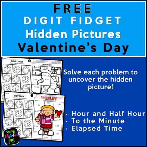 free-Valentines-tellingtime-worksheet #Valentinesworksheets #tellingtimeworksheets #tellingtime