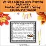 Thanksgiving word problems 2nd grade