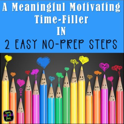 2 Easy Steps to a 100% No-Prep Math Time-Filler