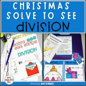 Christmas-Division-Remainders-Hidden Pictures #divisionwithremainders #4thmath