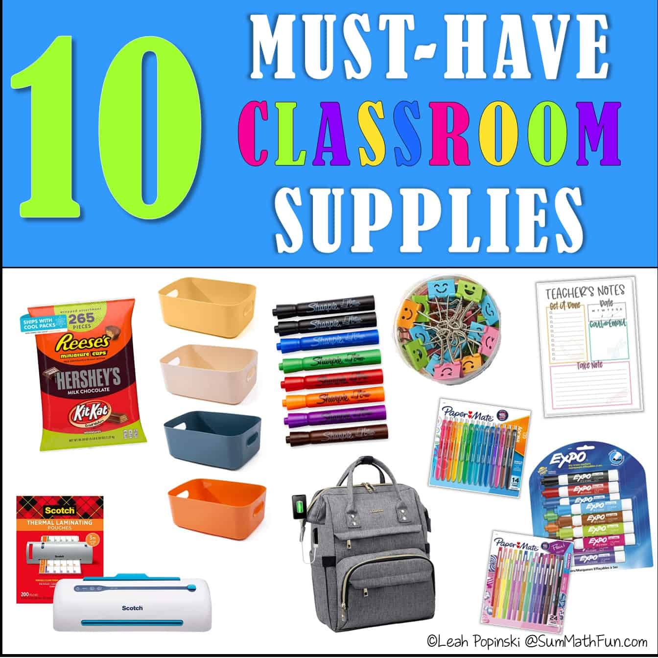 17 Essential Supplies for New Teachers