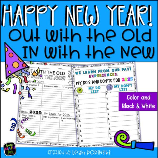 free New Year activities memories and goals 2025